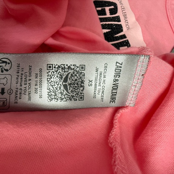 Zadig & Voltaire Cecilia Concert Tee - Pink - Picture 6 of 8
